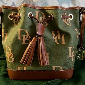 Dooney and Bourke small monogram drawstring